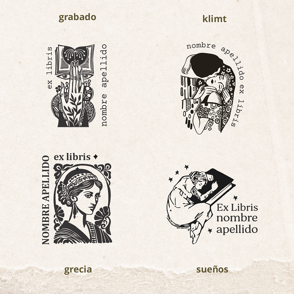 Miniatura: Kit Librero - Ex Libris + sello y más