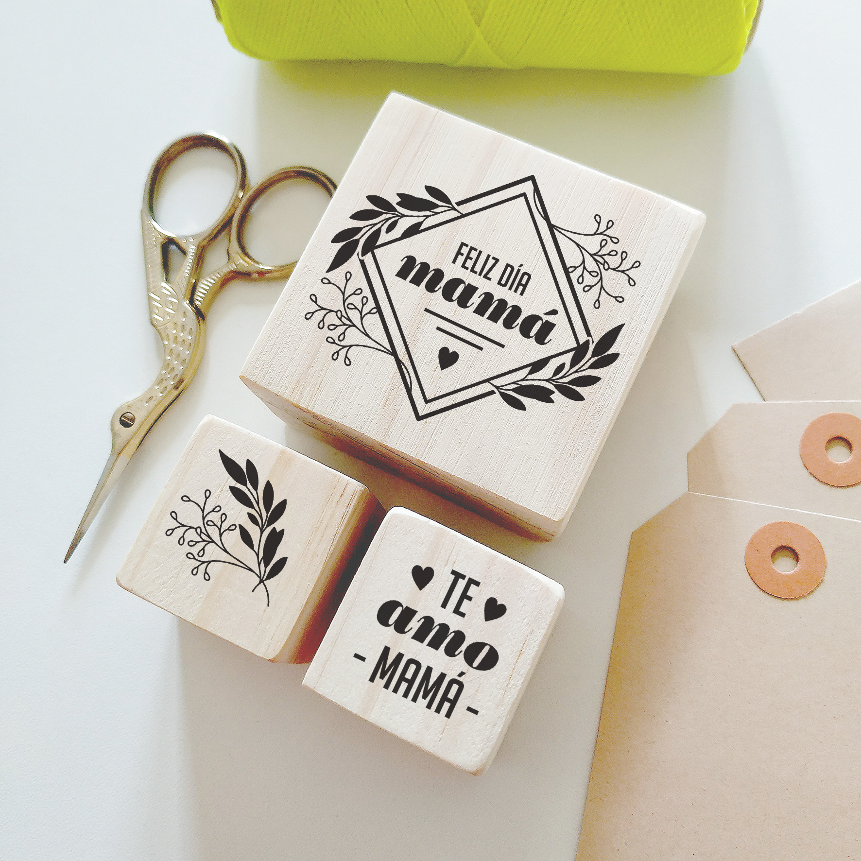 Juego de sellos Mamá 2