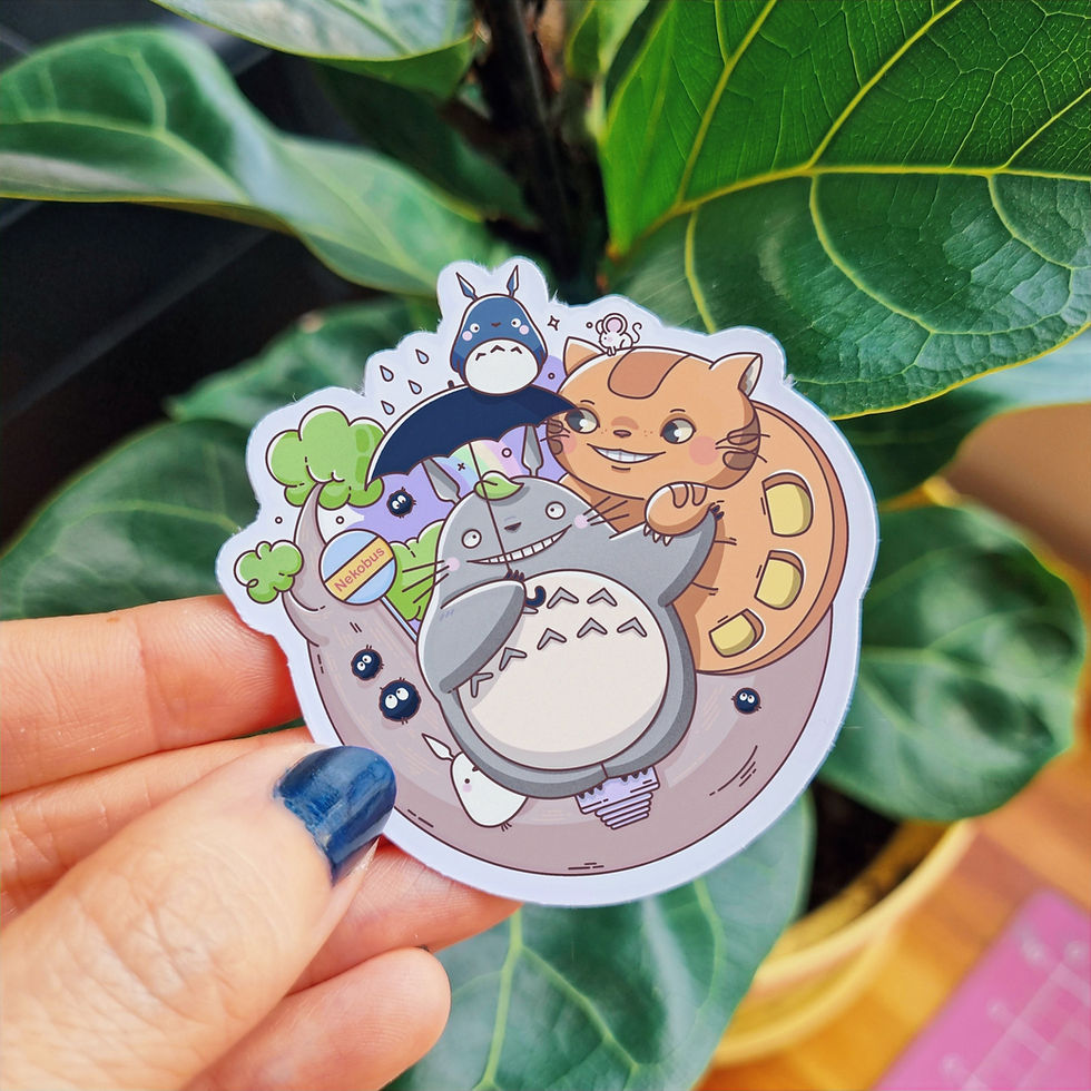 Miniatura: Pack de Stickers Estudio Ghibli Surtidos x 6