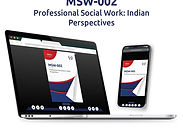 IGNOU Insight: Professional Social Work: Indian Perspectives | MSW-002 | eBook