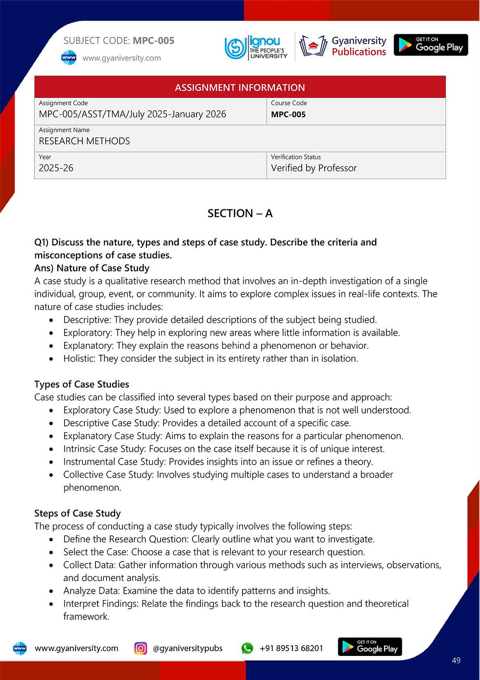 Thumbnail: MAPC 1st Year Solved Assignment Combo (2025-26)