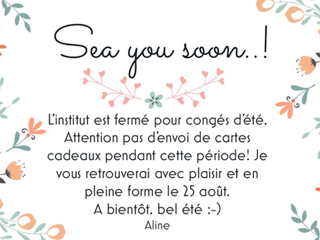 Bonnes vacances!