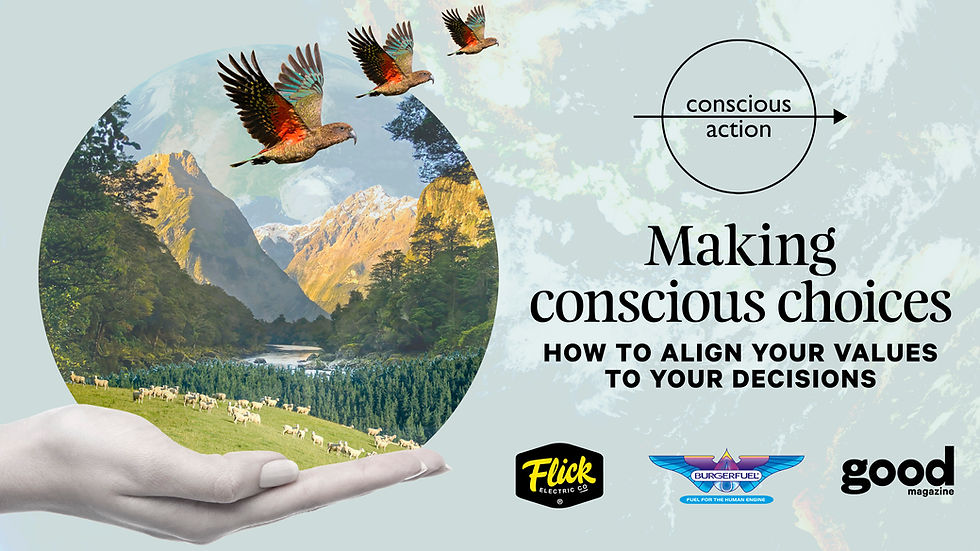 Making conscious choices: How to align your values to your decisions