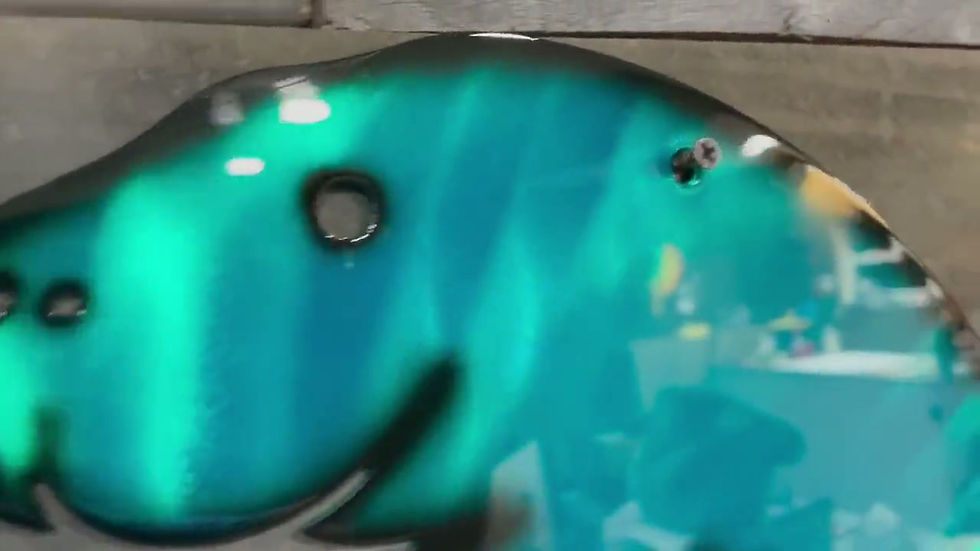 Thumbnail: Manatee Metal Wall Art: Coastal Decor