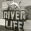 Thumbnail: River Life Metal Sign: Custom Lake House Decor