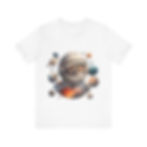 Astronaut Space Galaxy Stars Planet Cat Tee Shirt