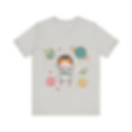 Astronaut Space Galaxy Stars Planet Cat Tee Shirt