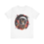 Astronaut Space Galaxy Stars Planet Cat Tee Shirt