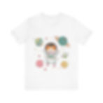 Astronaut Space Galaxy Stars Planet Cat Tee Shirt