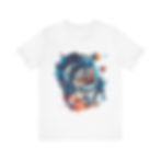 Astronaut Space Galaxy Stars Planet Cat Tee Shirt