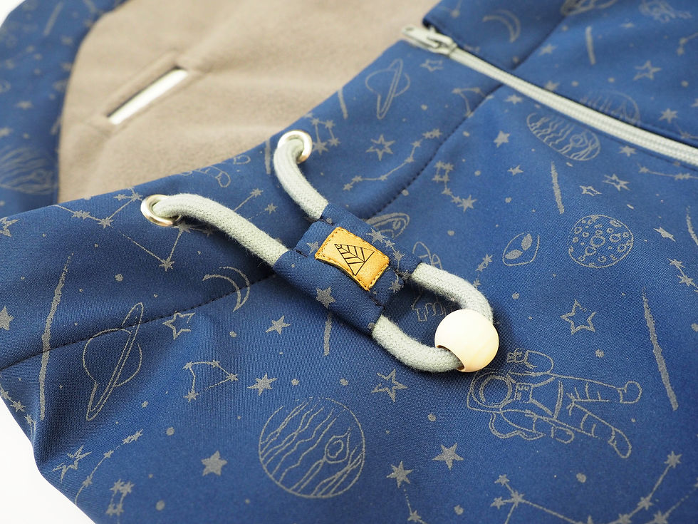 Miniaturbild: Kinderwagen-Fusssack reflektierend