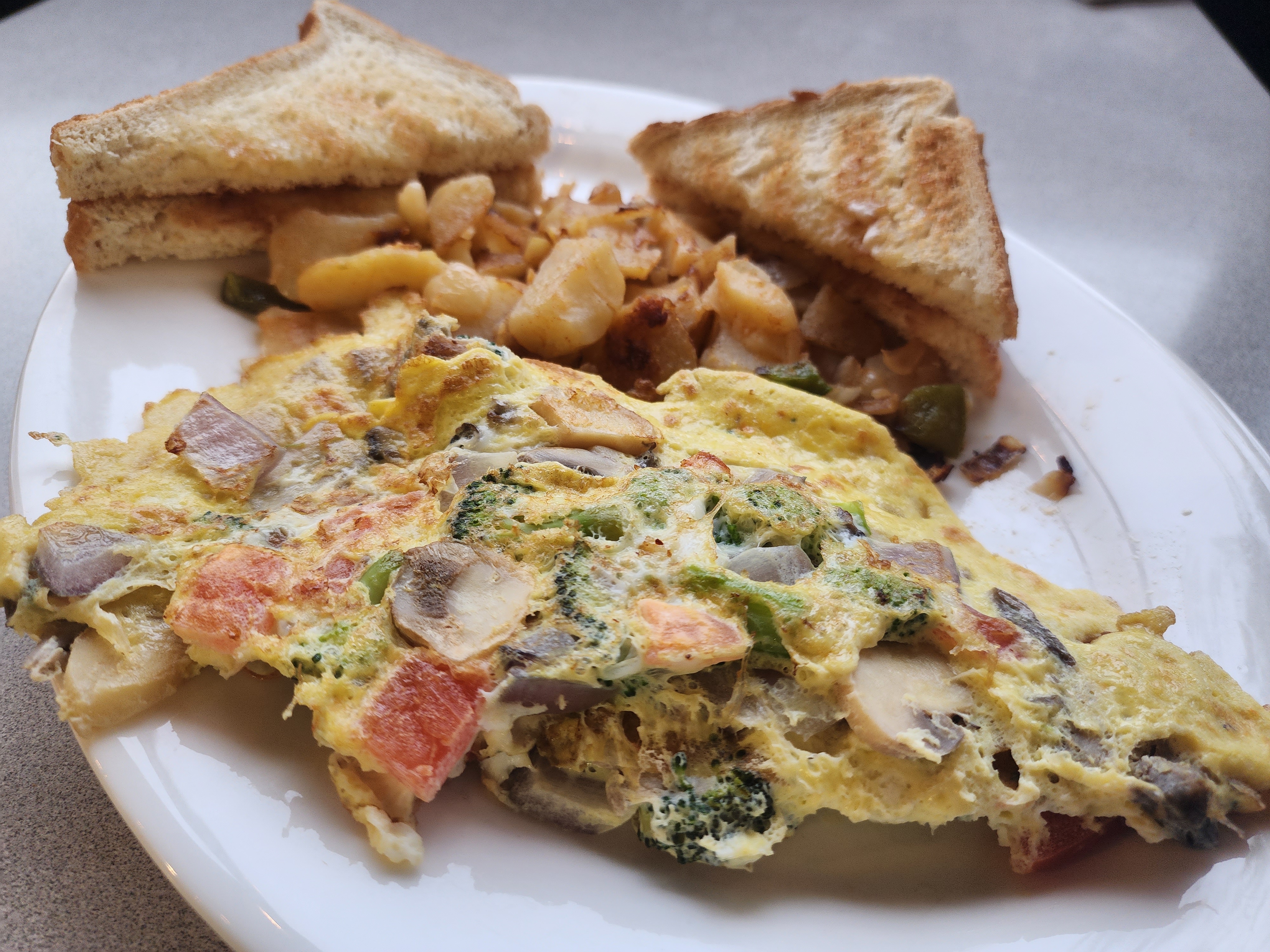 Arranged Food and Objects