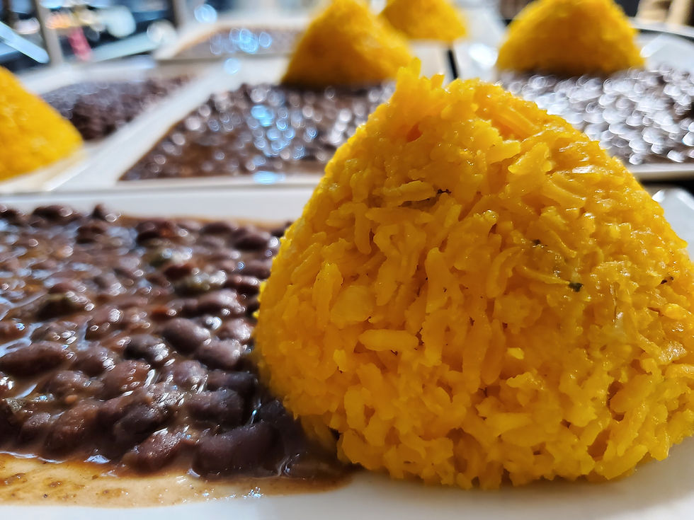 Arranged Food and Objects