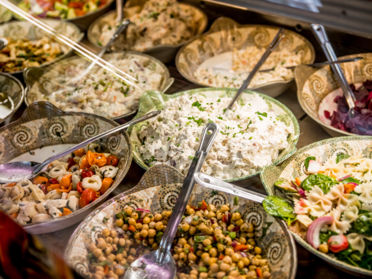 Arranged Food and Objects