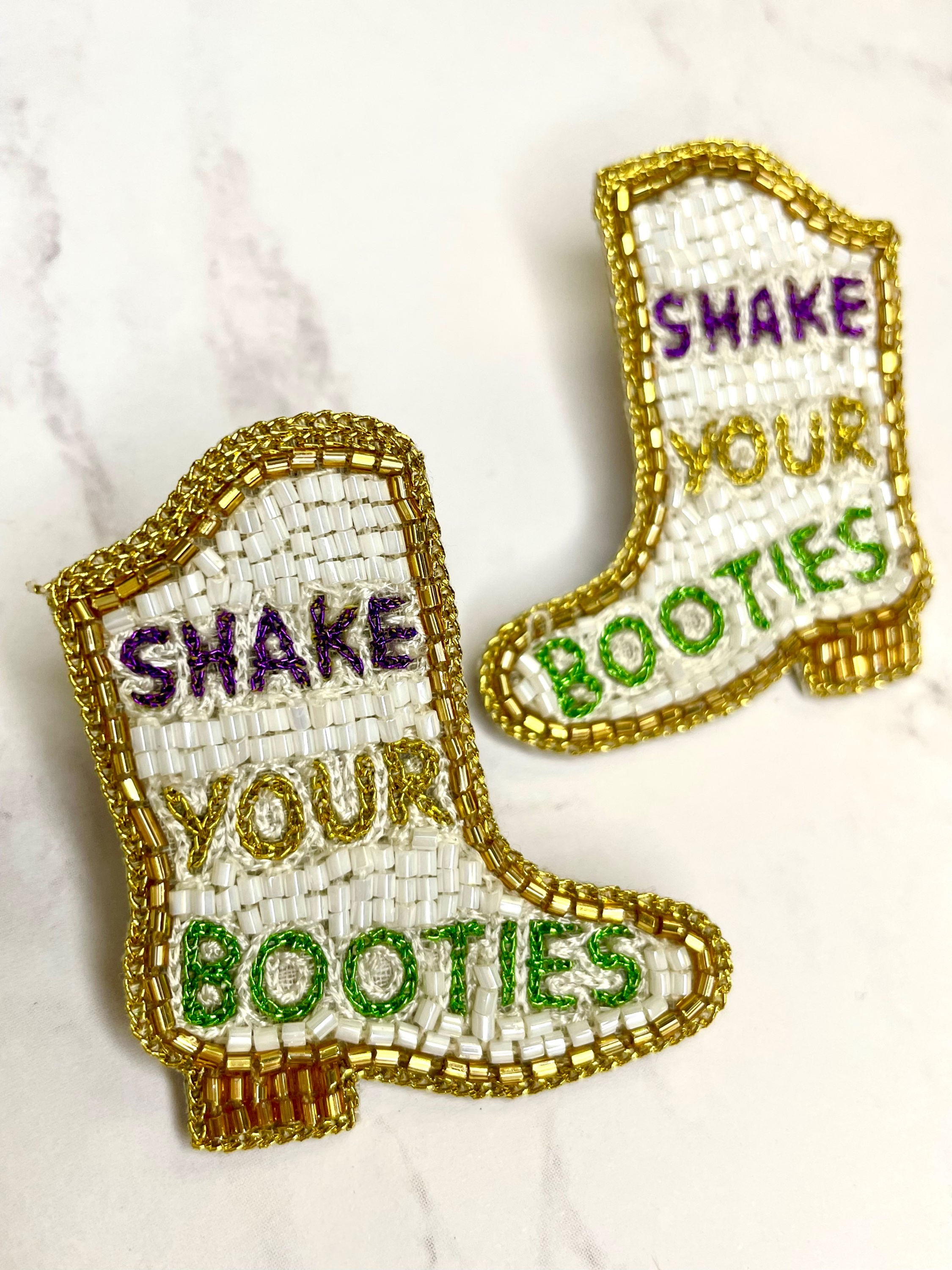 Parade Beaded Oversize Stud Earrings