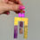 Thumbnail: Purple + Gold The Bougie Tailgater Earrings