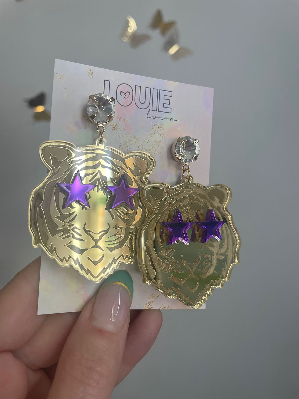 Thumbnail: Acrylic Tiger Face 
