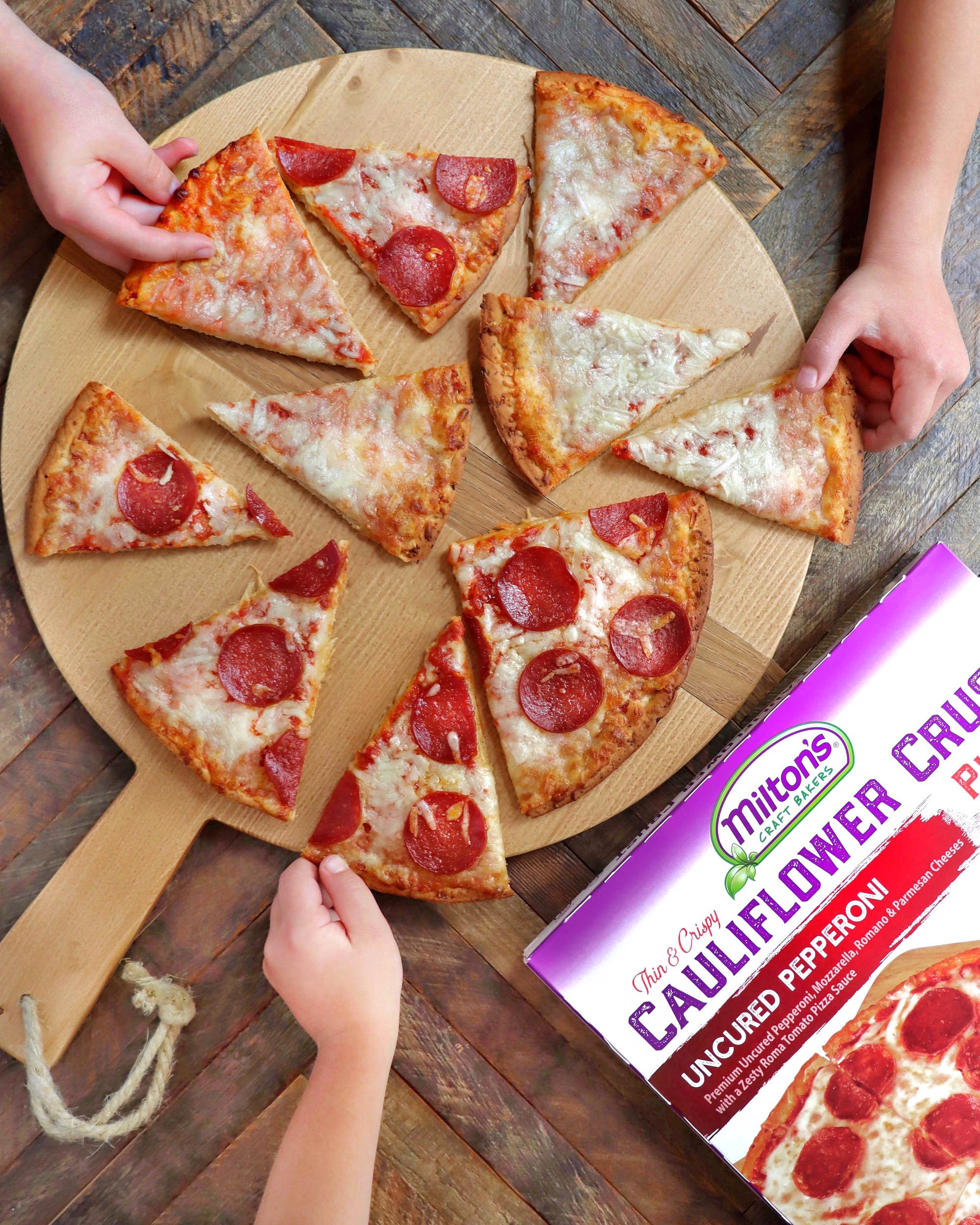 Gluten Free for Picky Eaters Cauliflower Crust Pizza