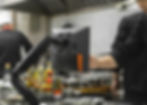 Pantalla de cocina en entorno de trabajo