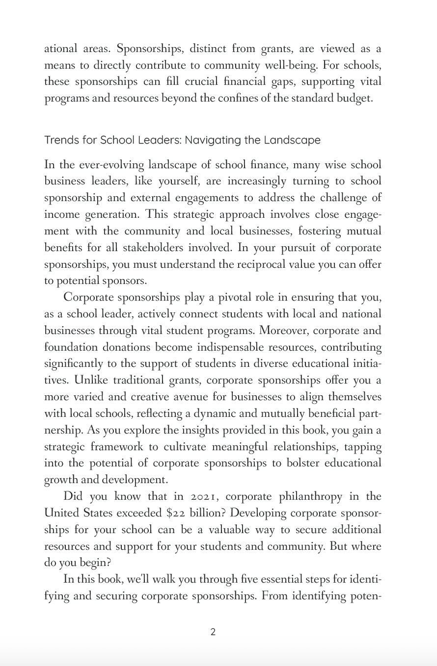 Thumbnail: Unlocking Corporate Sponsorships Content Sample