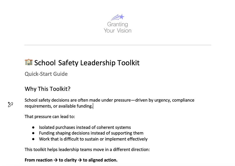 Thumbnail: School Safety Leadership Toolkit