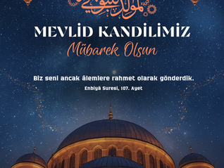 Mevlid Kandiliniz Mübarek Olsun