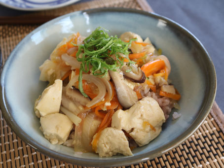 <VEGAN TOFU OYAKODON>