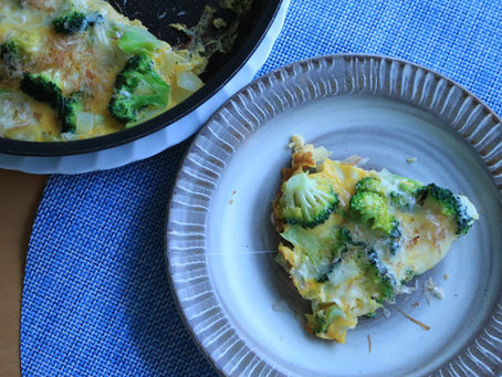 JAPANESE BROCCOLI CHEESE OMELETTE