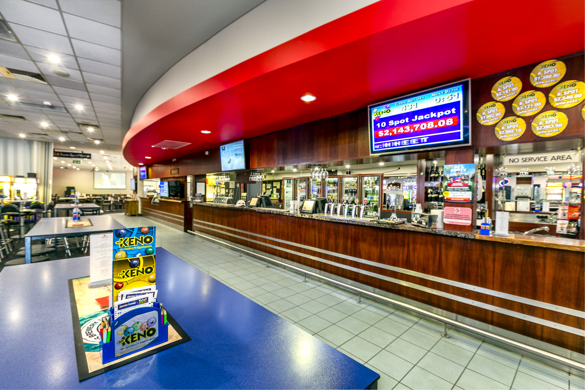 Alice Springs Family Club Bistro Meals And Bar TAB, Keno, Gaming