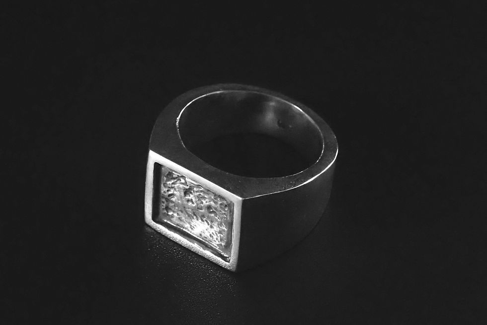 Quadrangle Silver Ring