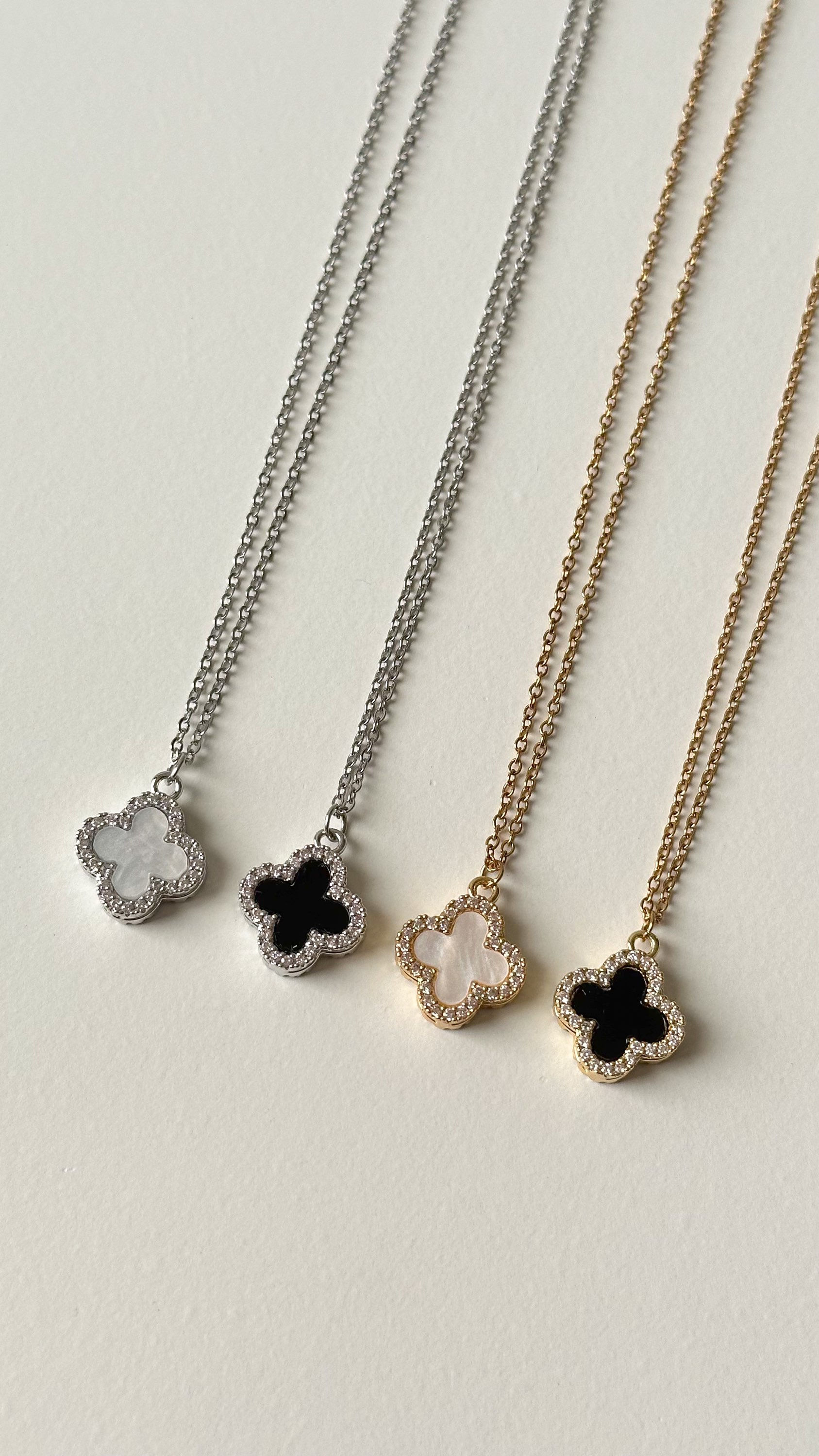 Diamond Clover Necklace