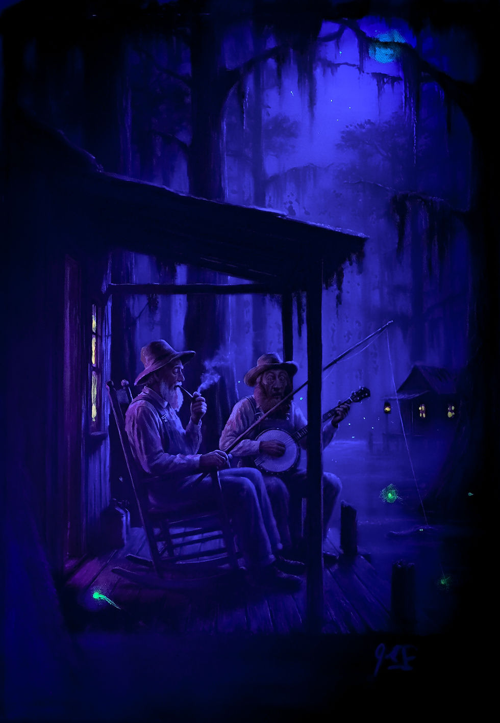 Thumbnail: "Swampin'" Limited Edition canvas prints 