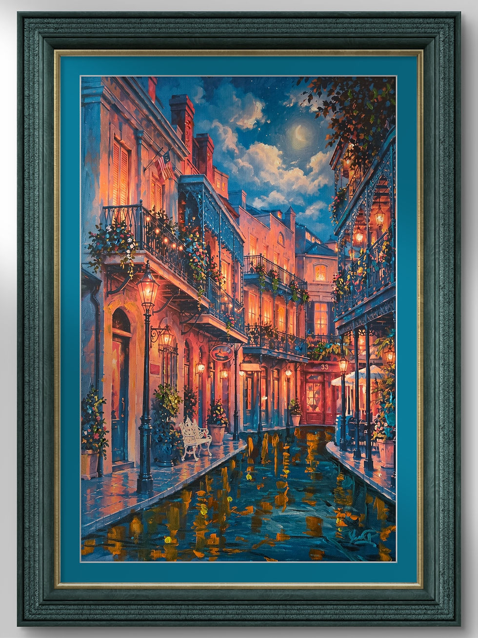 Jazz Town" Limited Edition canvas prints