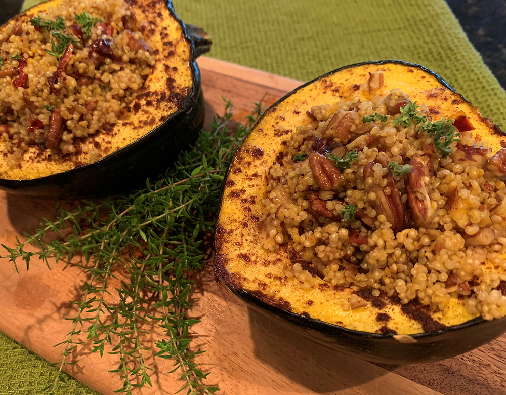 stuffed acorn squash