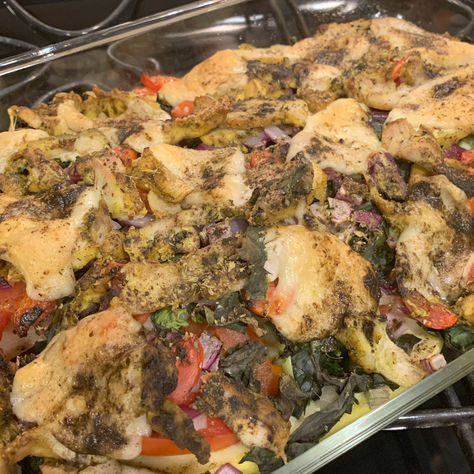 Chicken Bake with Squash & Potatoes Recipe