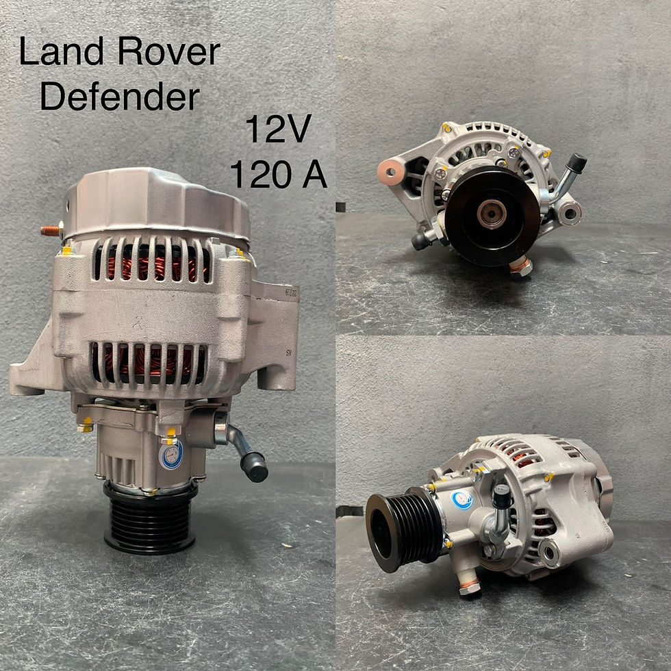 Miniatura: Land Rover Defender 12V 120A alternador.