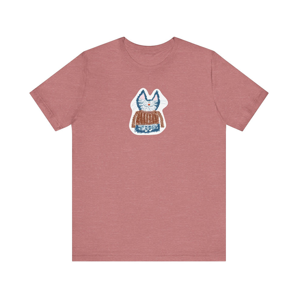 Thumbnail: Cozy Sweater Cat Unisex T-Shirt