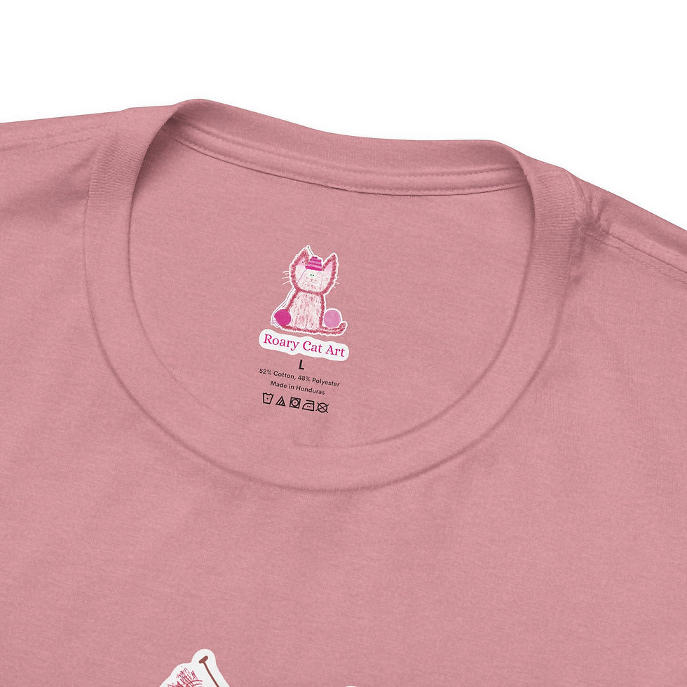 Thumbnail: Knitty Cat Unisex T-Shirt
