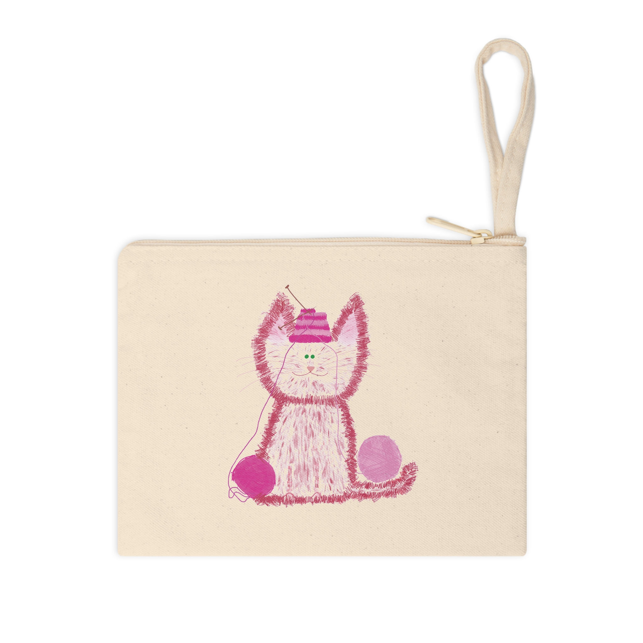 Knitty Cat Zipper Pouch