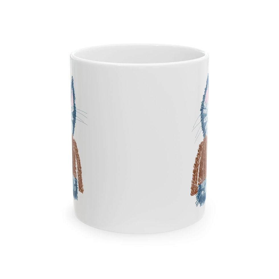 Thumbnail: Cozy Sweater Cat Mug 