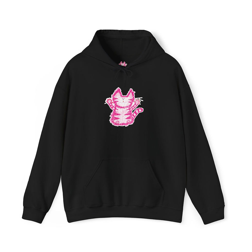 Thumbnail: Tear Down the Patriarchy Cat Unisex Hoodie