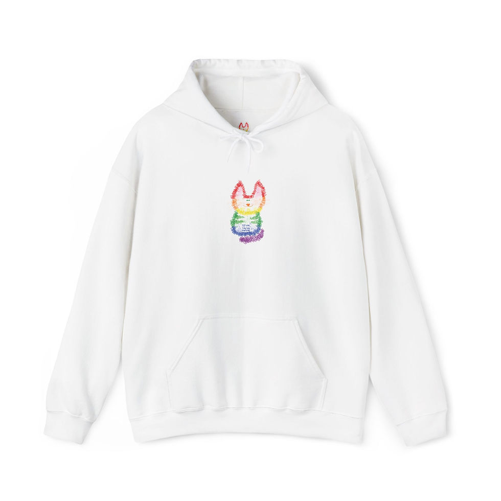 Thumbnail: Rainbow Pride Cat Unisex Hoodie