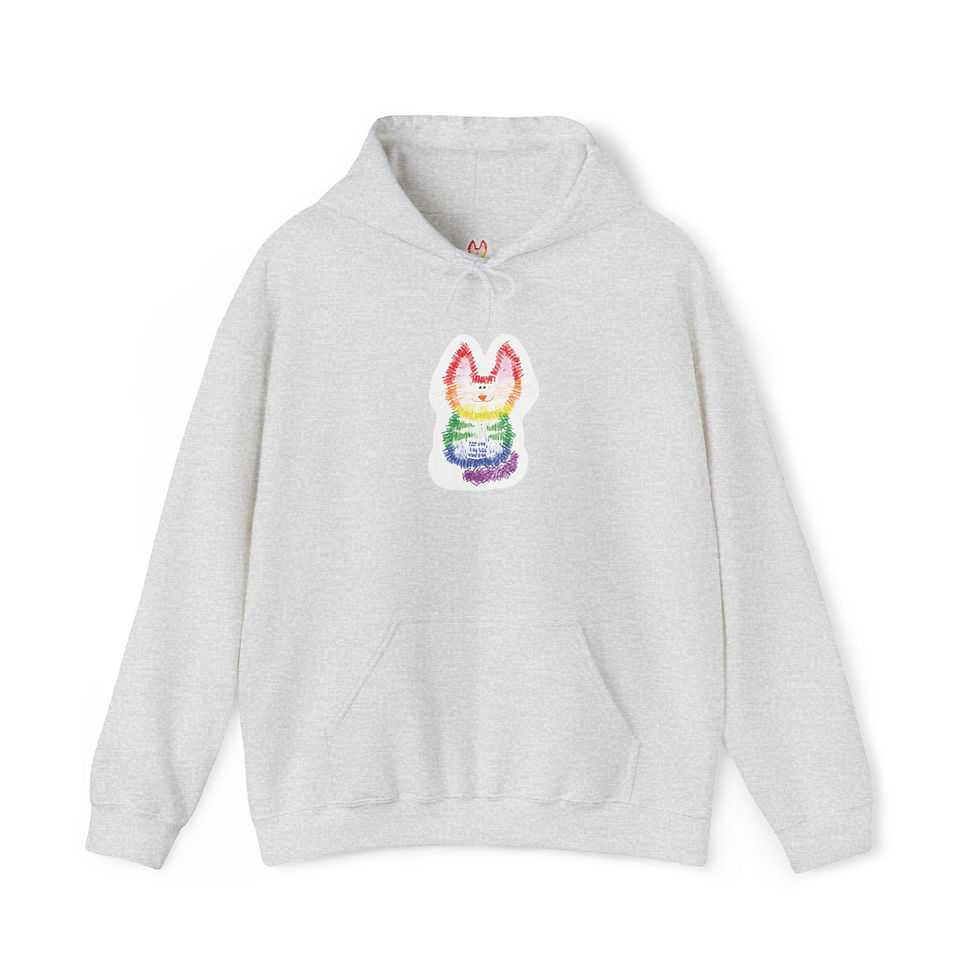 Thumbnail: Rainbow Pride Cat Unisex Hoodie