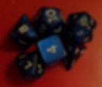 Set of dice included with the box set