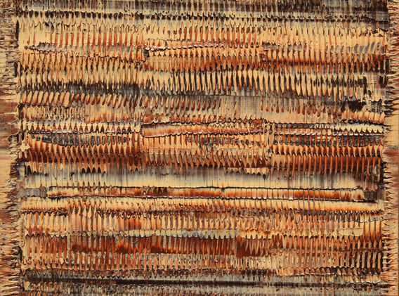 Abstract Naples Yellow Red