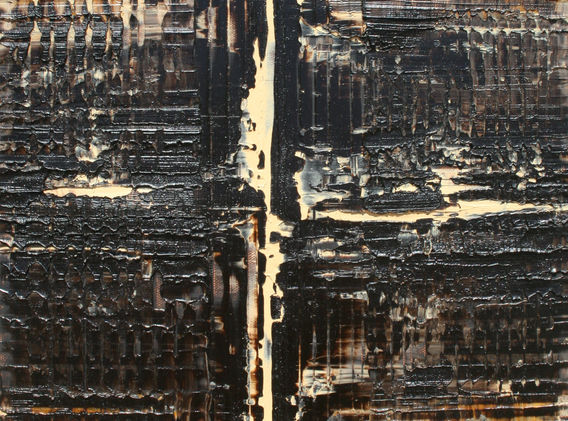 Abstract Cross Brown