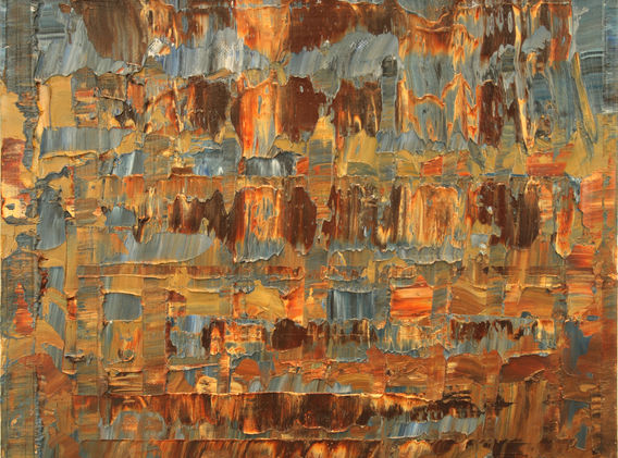 Abstract "Sheltering Sky" Brown Gray