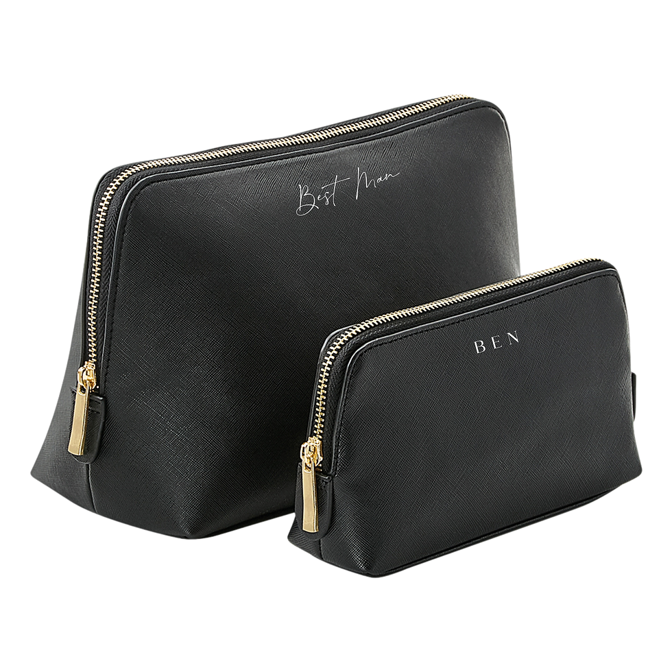 Thumbnail: Customised Wedding Accessories Make Up Bag Boutique Case Gift For Bride