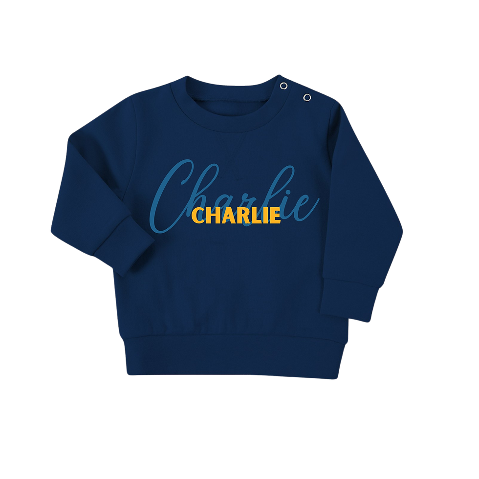 Thumbnail: Young Wild and Three Birthday Toddler Sweater Custom Birthday Present for three