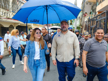 Carolina y ministro de Medio Ambiente realizan recorrido para verificar trabajos de mitigación en el Distrito Nacional